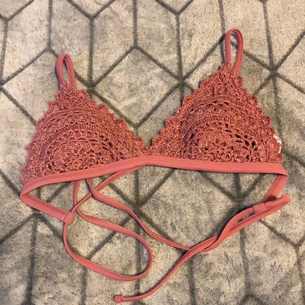 crochet bikini top